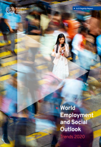 Forsida til ILO-rapporten World Employment and Social Outlook 2020